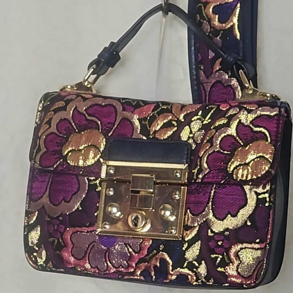 Steve Madden Magenta Lara Satchel Bag